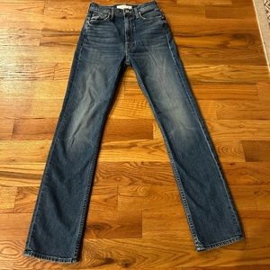 Mother jeans size 25 high waisted skimp- wash cowboys don’t cry